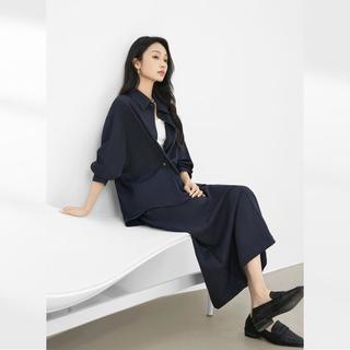  DUIBAI/对白 松弛感 女士衬衫套装裙