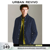 UR UR UR 春季新款男士翻领长袖牛仔衬衫 UMU850004