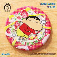 铭塔 蜡笔小新木制浮雕饼干徽章吧唧 袋装【随机1个】