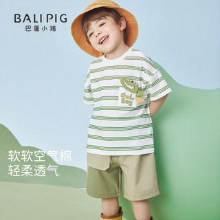  BALIPIG/巴厘小猪 薄款 男童夏装套装