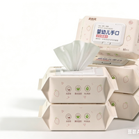 家优先 护肤柔湿巾 80抽*5包