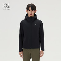 KOLON SPORT 防泼水透湿防风 男士软壳夹克 黑色BK