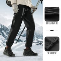CAMEL/骆驼 防风防泼水 女士软壳裤 【防风保暖】幻影黑,女 XXL