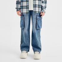 巴拉巴拉 儿童裤子童装男童长裤儿童裤子春秋装牛仔裤宽松弯刀裤裤子童装