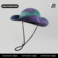 郝云杉 美式双拼色速干渔夫帽