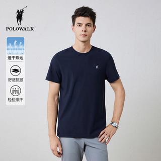  POLOWALK 速干 男士T恤 湖蓝B款 M