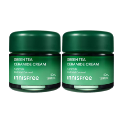 悦诗风吟 保湿补水修护 绿茶神经酰胺修护奶油霜套装