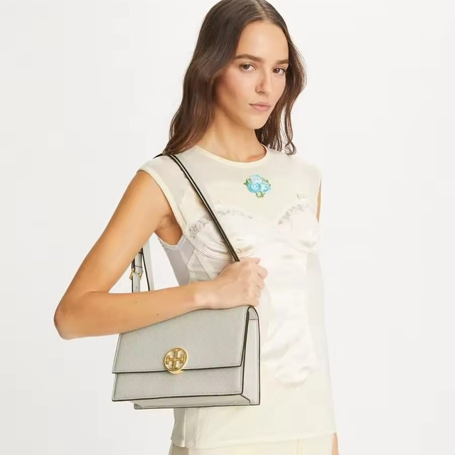 值选：TORY BURCH 限量版翻盖单肩包 二色可选