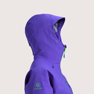  KAILAS/凯乐石 防风防泼透气 女士滑雪软壳外套 深矿紫 M