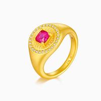 超V会员：曼卡龙 黄金戒指 伯爵巡礼 3.59g