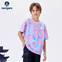 navigare 儿童圆领扎染T恤