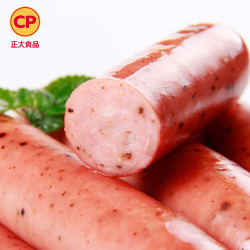 正大食品 方便速食 冷冻半成品 台烤一号香肠黑胡椒风味400g+奥尔良鸡肉饭团100g