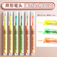 deli/得力 抗晕染 荧光笔