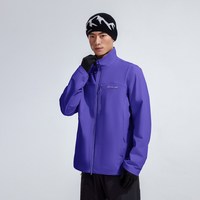 喜马拉雅 霜壳立领软壳衣防风耐磨保暖户外夹克徒步登山外套男