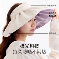 欧夏 防晒帽2026新款防紫外线空顶大帽檐太阳帽遮阳帽贝壳帽子