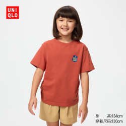 优衣库 疯狂动物城印花 儿童T恤