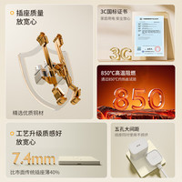  DELIXI/德力西 哑光磨砂 十孔插座