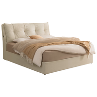  CHEERS/芝华仕 猫抓布 双人床+床垫+夜灯+储物款 米色储物款+D143床垫+G087*2-1.8M 延期仓储-详询客服