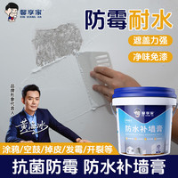 移动端、京东百亿补贴：馨享家 2.5kg 防水补墙膏 白色