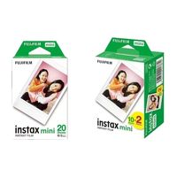 富士 instax mini拍立得通用相纸20张三寸白边相纸不包成像及盒损