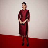 黛玛诗 2026年春新款优雅气质显瘦提花裙子连衣裙女