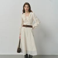  FANSILANEN/范思蓝恩 重工刺绣 女士长裙