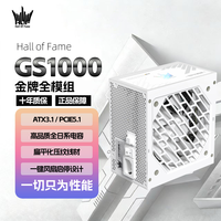 百亿补贴：影驰 HOF名人堂GS1000额定1000W金牌全模组ATX3.1白色电脑主机电源