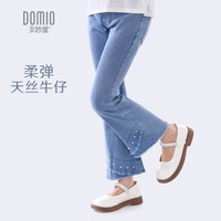 多妙屋 天丝牛仔 女童裤子 150