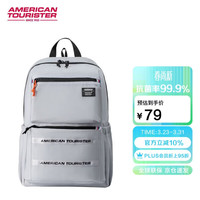 美旅 大容量 双肩包  白色