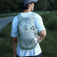 格里高利 NANO男女款户外运动徒步休闲旅行登山双肩包-20L银绿色