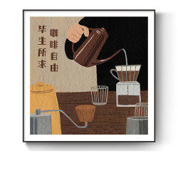 美拉德复古风装饰画