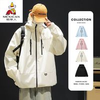 Mexican/稻草人 潮流 连帽夹克