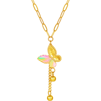  ZHOU LIU FU/周六福 18K黄金项链+礼盒