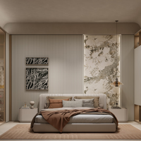 京东 京甄板 电视背景墙客厅衣柜家具格栅扣板扶墙板护墙板定制 8㎡