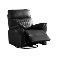 LAZBOY/乐至宝 真皮 功能沙发 电动带摆转