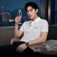 比音勒芬 亲肤抗菌 男士短袖Polo衫