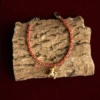 花饰庄园 本命年生肖马红绳手链女款轻奢感编织手绳新中式马年新款手饰 本命年红色马年手链