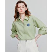 TOYOUTH/初语 植物刺绣 女士衬衫