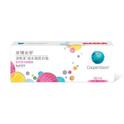 库博 清氧清 日抛透明隐形眼镜 30片 650度