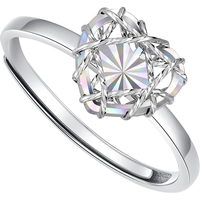 潮宏基 花丝工艺 女士铂金戒指