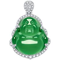  CHJ JEWELLERY/潮宏基 福禄设计 女士银饰吊坠 银链