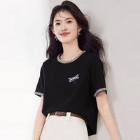 限尺码：真维斯 女士短袖T恤 宽松显瘦时尚上衣