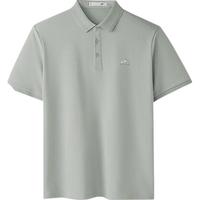  HLA/海澜之家 大码 男士短袖POLO衫 5XL 195/112A 211~220斤 绿灰M6