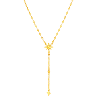 六福珠宝 星芒蜜语光影 黄金项链