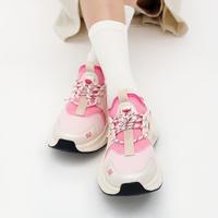 ELLE kids 童鞋女童户外运动鞋轻便跑步鞋小白鞋春款时尚男童网面休闲鞋