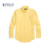 Polo Ralph Lauren 拉夫劳伦 男装 26年春季经典版型亚麻衬衫RL100827 700-玉米黄 M