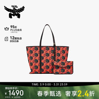 MCM AREN 女士牛皮革托特包