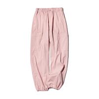 优衣库 开业价童装男童女童工装束脚裤长裤休闲户外防蚊轻薄裤子476760 11 粉红色 160