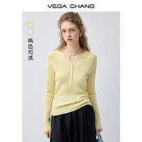 VEGA CHANG 羊毛打底 女士针织衫