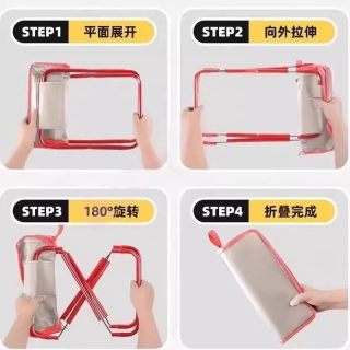 蓓对 户外折叠椅 升级半折叠款 中号 黑色 加厚椅面